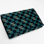  PORTE CARTE SOIE INDEN BLEUE YASIMA 