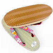 ZORI JAPONAISE IGUSA FLEURIE