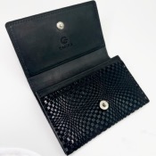 PORTE CARTE CUIR INDEN NOIR YASIMA 