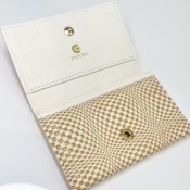PORTE CARTE CUIR INDEN CRÈME YASIMA 