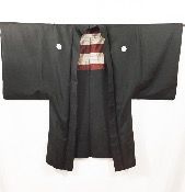 VESTE JAPONAISE HAORI MASCULIN NOIRE