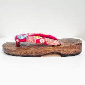 CHAUSSURES JAPONAISE BOIS GETA FEMME HANA T38