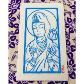 GRAVURE "Déesse KANNON"