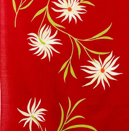 SERVIETTE JAPONAISE TENUGUI ROUGE