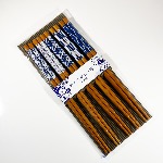 SET 5 BAGUETTES JAPONAIS BLEUES À RAMENS