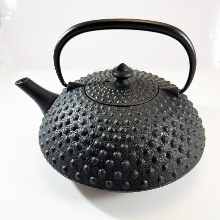THÉIÈRE JAPONAISE EN FONTE WAZUQU HIRA-ARARE NOIRE 600ml