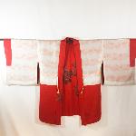 VESTE HAORI ROUGE FONCÉ