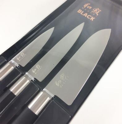 COFFRET 3 COUTEAUX JAPONAIS WASABI