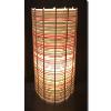 ABAT JOUR POUR LAMPE JAPONAISE EN PAPIER WASHI MILLE RAIES