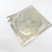 PETIT PLAT AINU EN ETAIN D'HIRAMURA Daiki Artisan Aïnou
