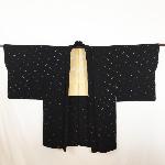 VESTE JAPONAISE HAORI VINTAGE NOIR