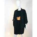 VESTE JAPONAISE HAORI VINTAGE NOIR