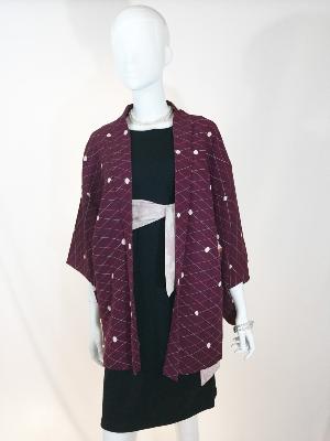 VESTE JAPONAISE HAORI VIOLETTE