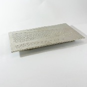 PLAT AINU EN ETAIN D'HARADA Shogo, artisan aïnou