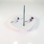 BRÛLE ENCENS PORCELAINE JAPONAISE TSURU