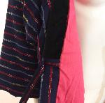 VESTE HANTEN RAYÉE ROUGE