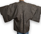 VESTE JAPONAISE HAORI MASCULIN MARRON CLAIR