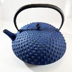 THÉIÈRE JAPONAISE EN FONTE WAZUQU HIRA-ARARE BLEUE 1100ml