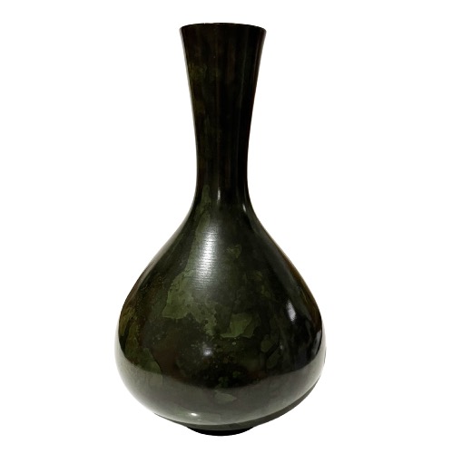VASE BRONZE VERT TSURU
