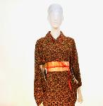 KIMONO JAPONAIS VINTAGE PETITS MOTIFS