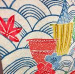 KIMONO JAPONAIS VINTAGE FURISODE SHIBORI