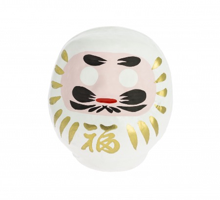 STATUETTE DARUMA BLANC 9,5cm