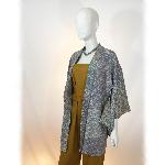 VESTE JAPONAISE HAORI PATCHWORK BLEU