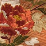 KIMONO JAPONAIS VINTAGE HOUMONGI ROSÉ