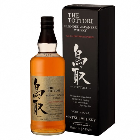 WHISKY THE TOTTORI BLENDED FÛTS DE BOURBON 50CL