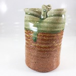 VASE PINCÉ CÉRAMIQUE JAPONAISE SHIGARAKI
