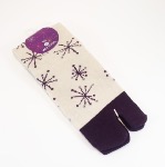 SOCQUETTE  JAPONAISE  TABI MAUVE