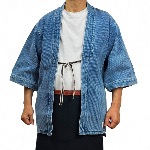 VESTE JAPONAISE DENTO KIMONO SASHIKO TM