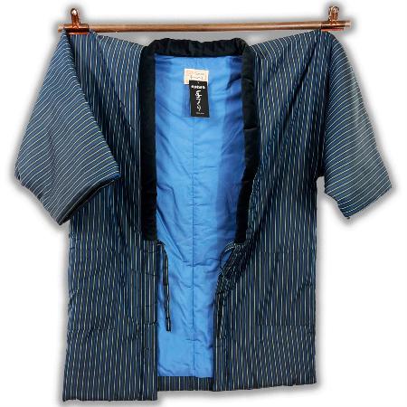 VESTE HANTEN RAYÉ BLEU