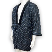 VESTE HANTEN RAYÉ BLEU