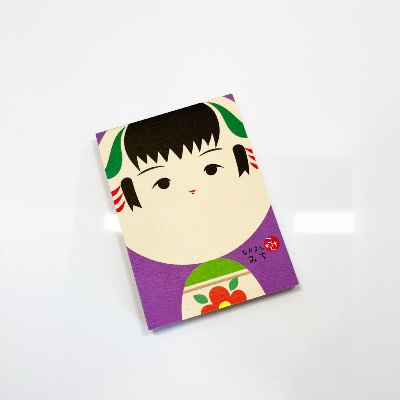 PETIT CARNET KOKESHI VIOLET