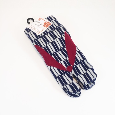 SOCQUETTE  JAPONAISE  TABI BL/R