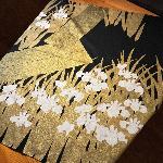 GRAND FUROSHIKI NOIR ET OR