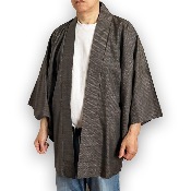 VESTE JAPONAISE HAORI MASCULIN MARRON CLAIR