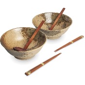 COFFRET 2 BOLS RAMEN OCRE