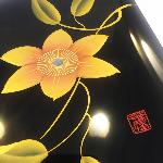 BOÎTE À BIJOUX JAPONAISE LAQUE NOIRE