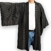 VESTE JAPONAISE HAORI MASCULIN MOUCHETÉE