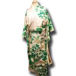 KIMONO FURISODE VERT