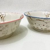 BOL RAMEN NEKO ROSE OU BLEU