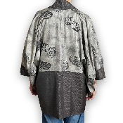 VESTE JAPONAISE HAORI MASCULIN MARRON CLAIR