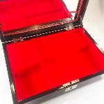 BOÎTE À BIJOUX JAPONAISE LAQUE NOIRE