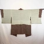 VESTE JAPONAISE HAORI SOIE BEIGE