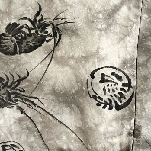 VESTE JAPONAISE HAORI MASCULIN MARRON CLAIR