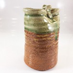 VASE PINCÉ CÉRAMIQUE JAPONAISE SHIGARAKI