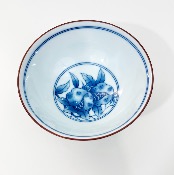COFFRET 6 BOLS EN PORCELAINE JAPONAISE