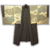 VESTE JAPONAISE HAORI MASCULIN TSURU
